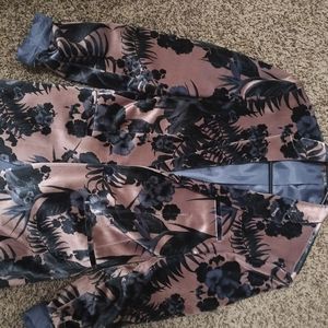 ASOS Floral Velvet Blazer